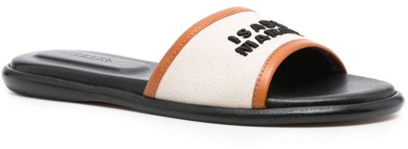 Isabel Marant Sandals Leather Brown Bruin