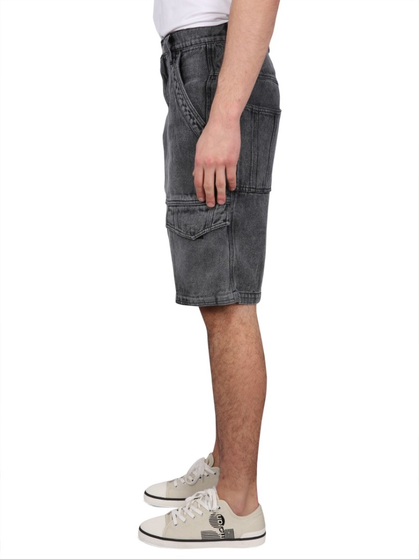 Isabel Marant Timy Bermuda Shorts Grijs