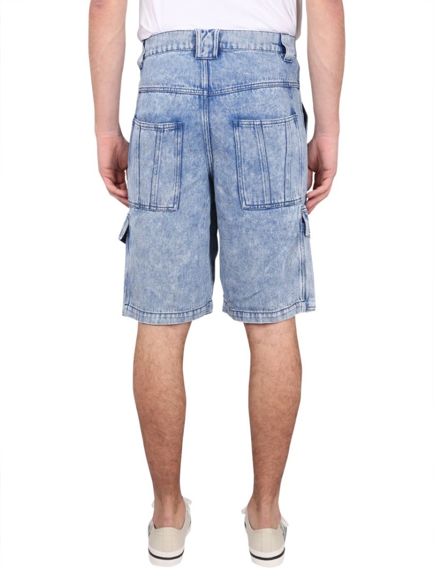 Isabel Marant Timy Bermuda Shorts Blauw