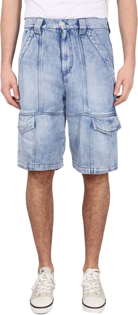 Isabel Marant Timy Bermuda Shorts Blauw