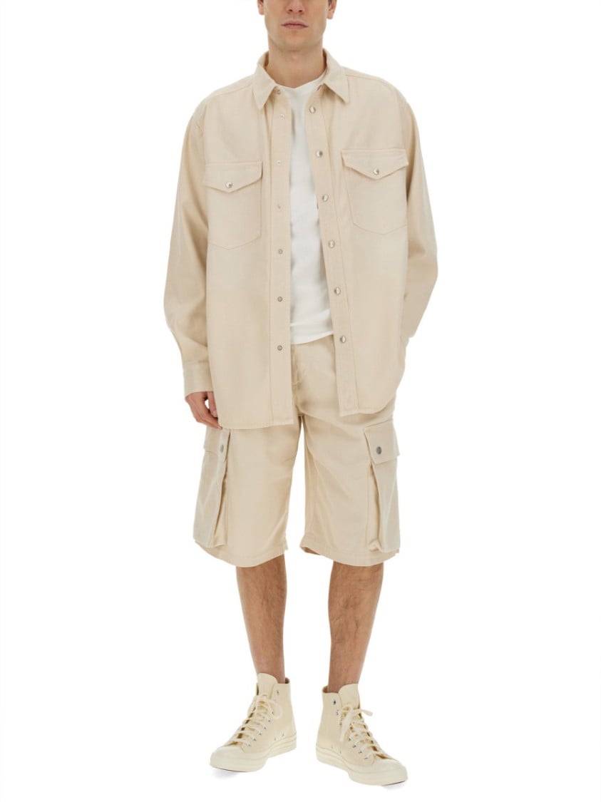 Isabel Marant "Tejelo" Bermuda Shorts Neutraal