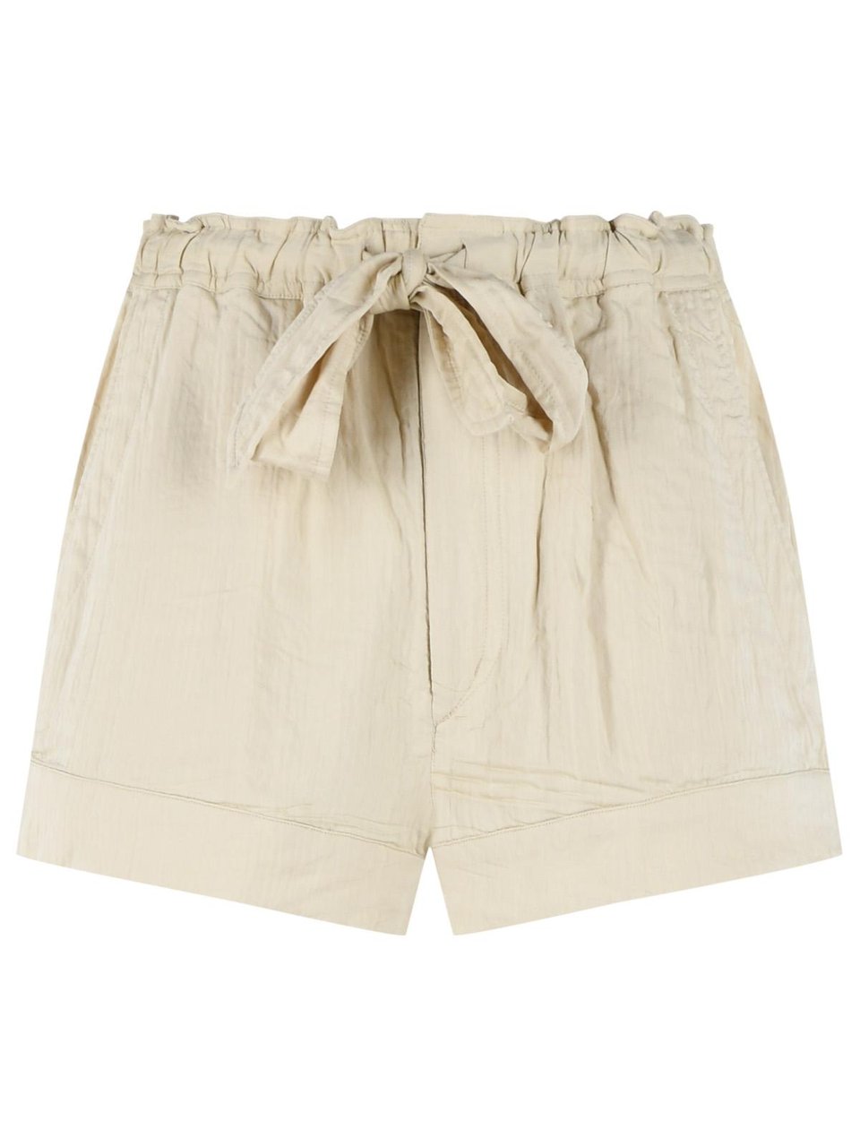 Isabel Marant 'Birva' Shorts In Beige Cotton Blend Neutraal