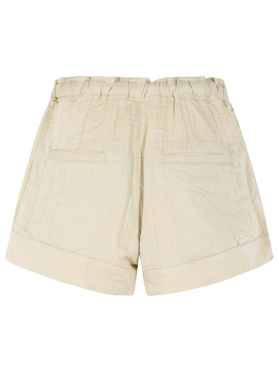 Isabel Marant 'Birva' Shorts In Beige Cotton Blend Neutraal