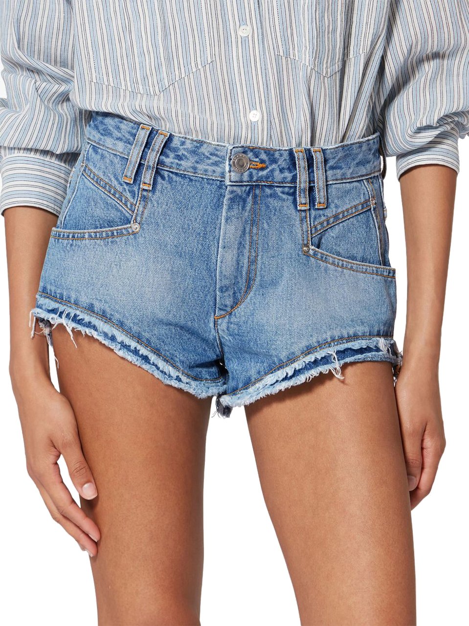 Isabel Marant Shorts Clear Blue Blauw