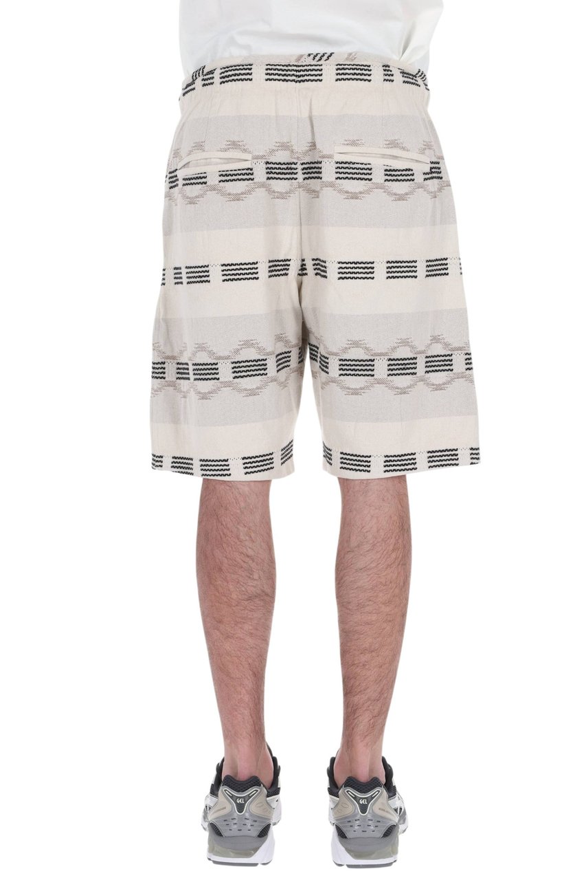 Isabel Marant Deliann Jacquard Drawstring Casual Shorts Wit