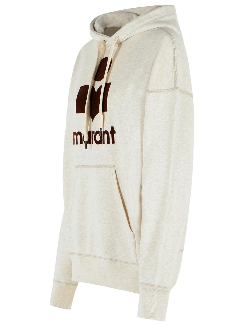 Isabel Marant 'Mansel' Sweatshirt In Ecru Cotton Blend Wit