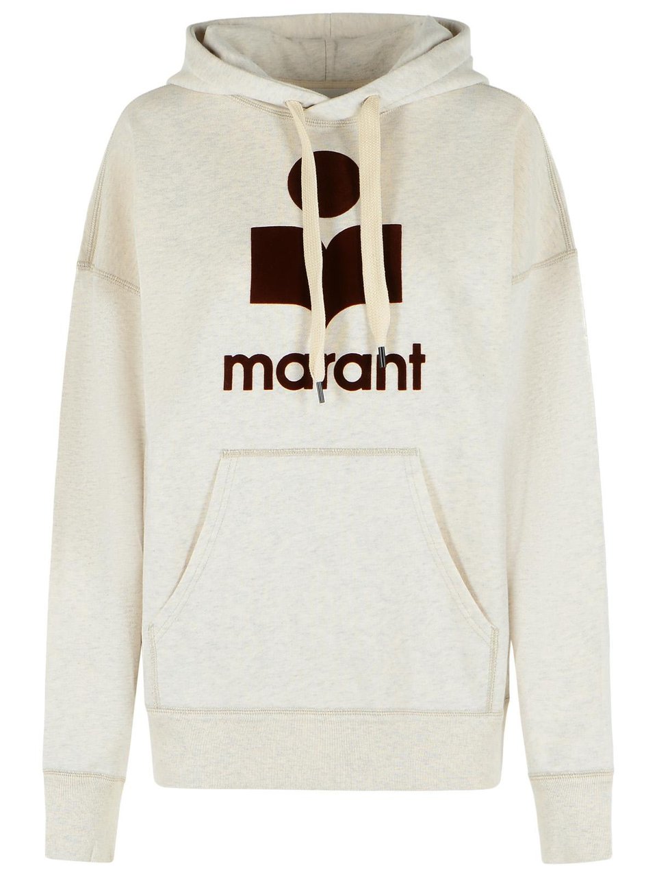 Isabel Marant 'Mansel' Sweatshirt In Ecru Cotton Blend Wit