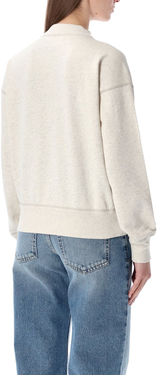 Isabel Marant Marant Étoile Moby cotton sweatshirt ecru Neutraal