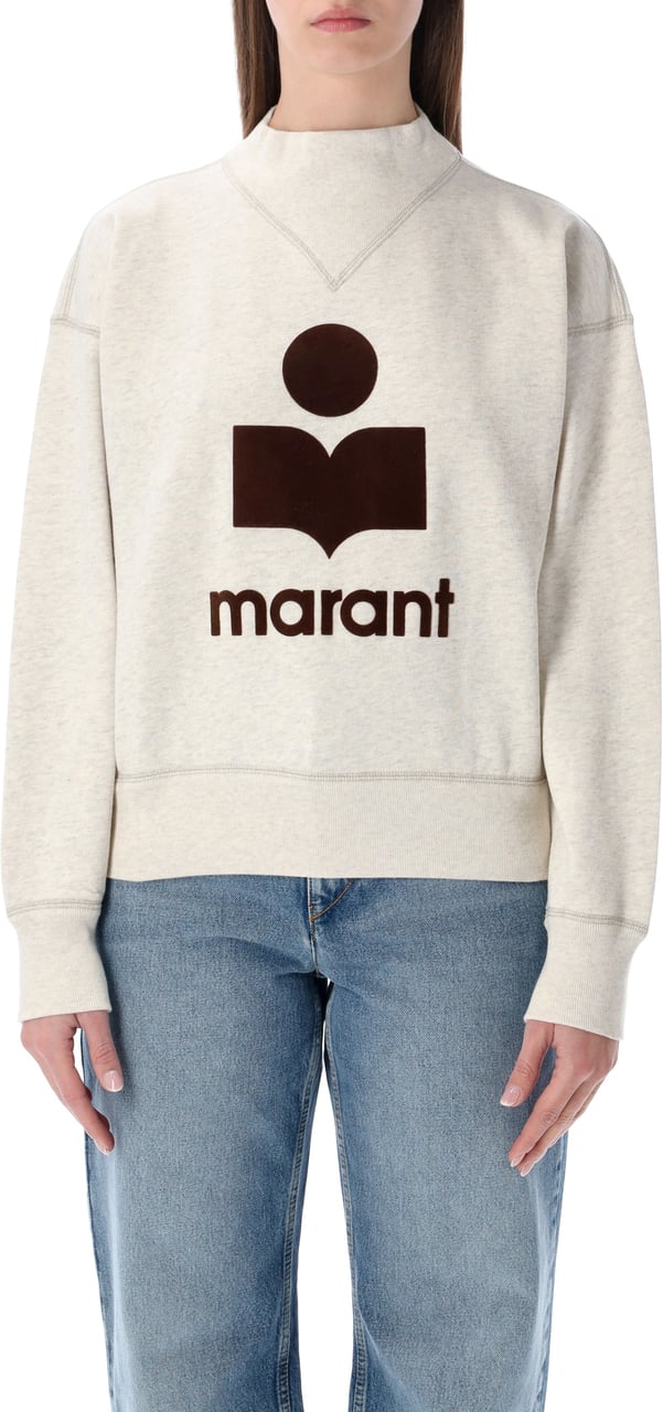 Isabel Marant Marant Étoile Moby cotton sweatshirt ecru Neutraal