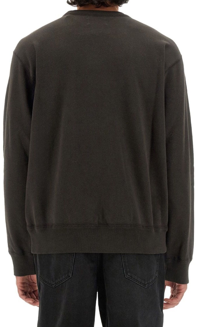 Isabel Marant Relaxed-Fit Black Sweatshirt With Subtle Logo Zwart