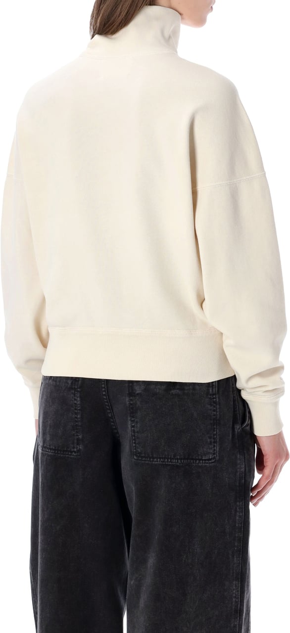 Isabel Marant Marant Étoile Ross half-zip sweatshirt Neutraal