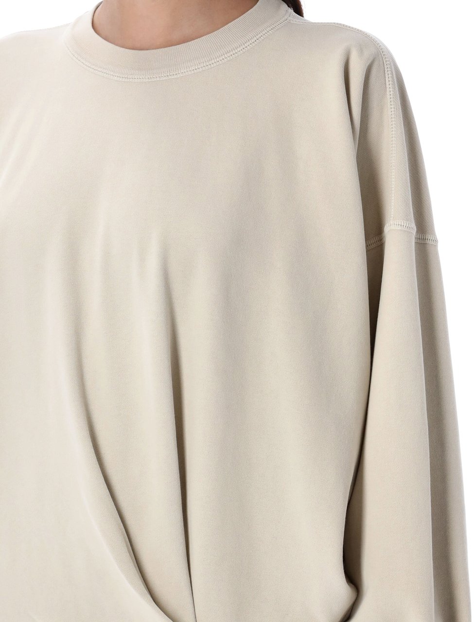Isabel Marant Sauria Relaxed Crew Neck Sweatshirt Neutraal