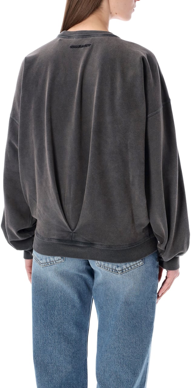 Isabel Marant Marant Étoile Sauria cotton sweatshirt Zwart