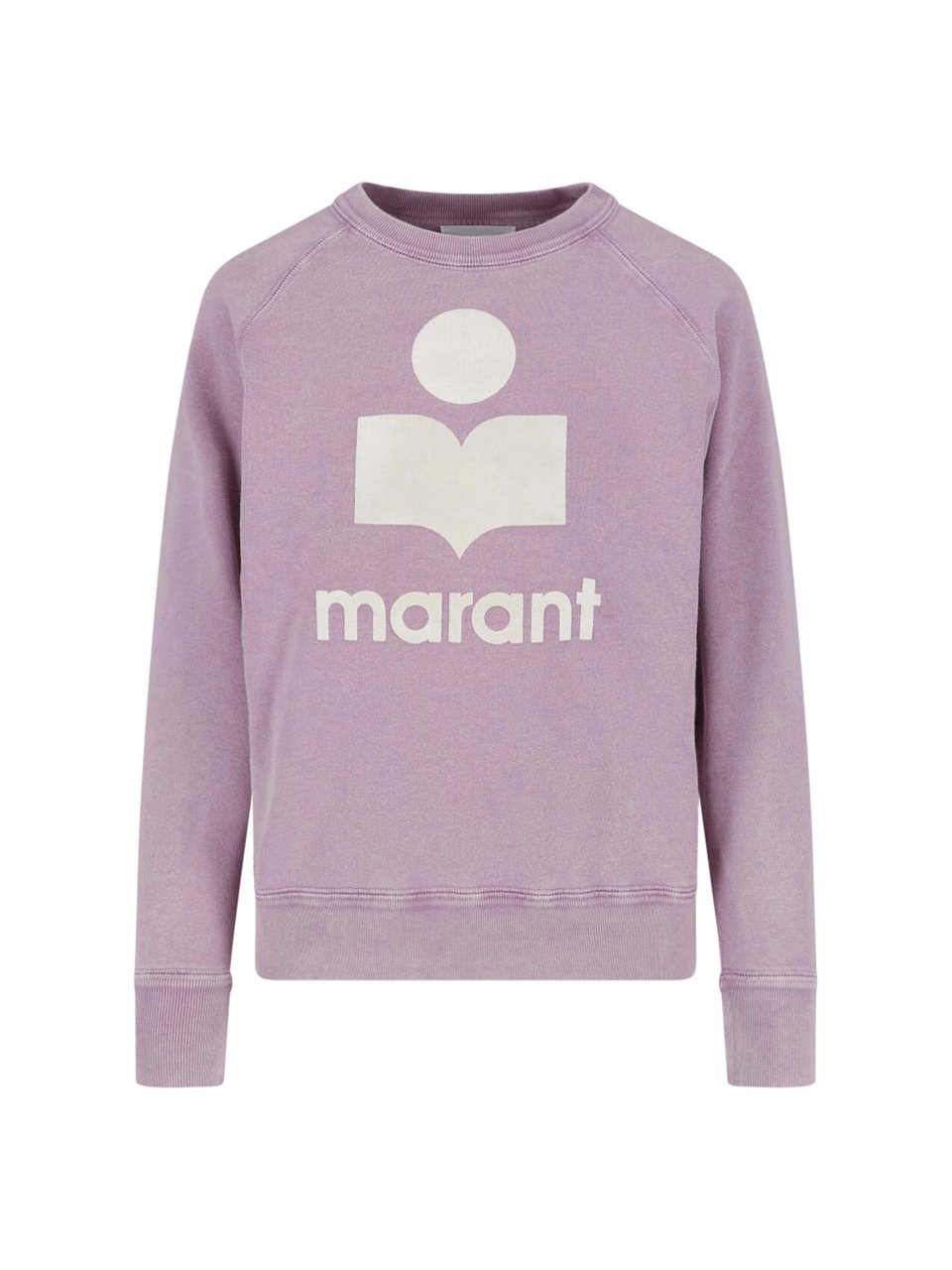 Isabel Marant Pink Milly Cotton Crewneck Sweatshirt Paars