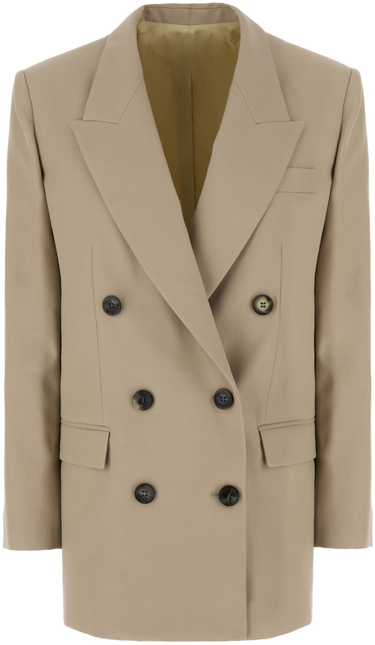 Isabel Marant Isabel Marant Cappuccino wool blazer Neutraal