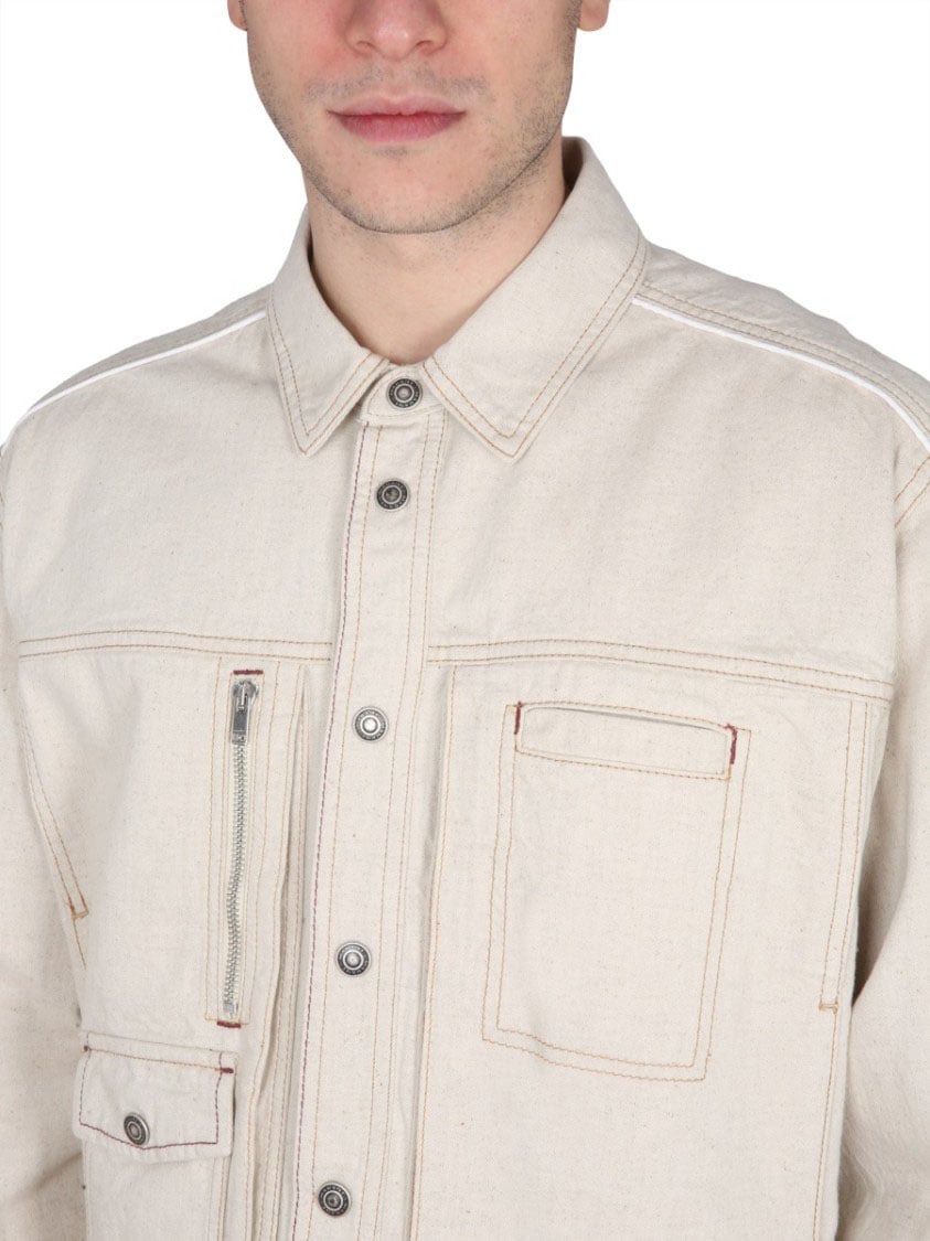 Isabel Marant Pascuale Denim Jacket Neutraal