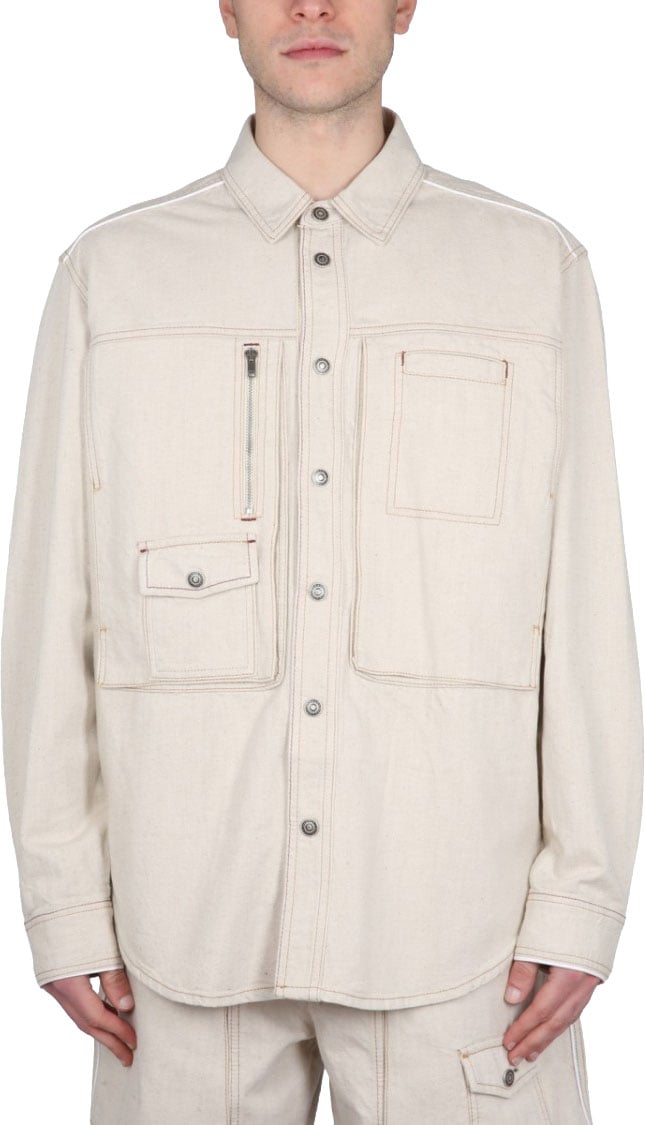 Isabel Marant Pascuale Denim Jacket Neutraal
