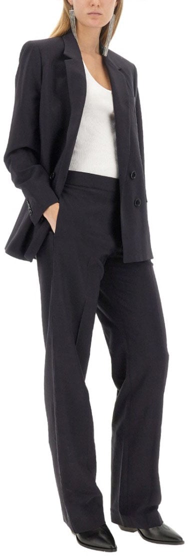 Isabel Marant Double-Breasted Jacket Zwart