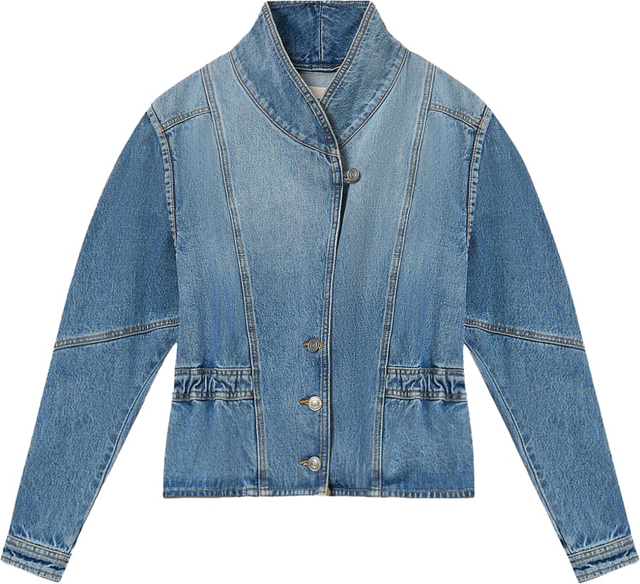 Isabel Marant Coats Clear Blue Blauw