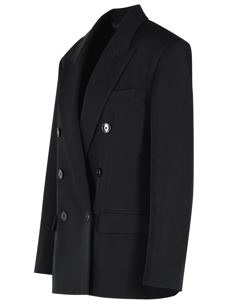 Isabel Marant 'Khera' Black Wool Blazer Zwart
