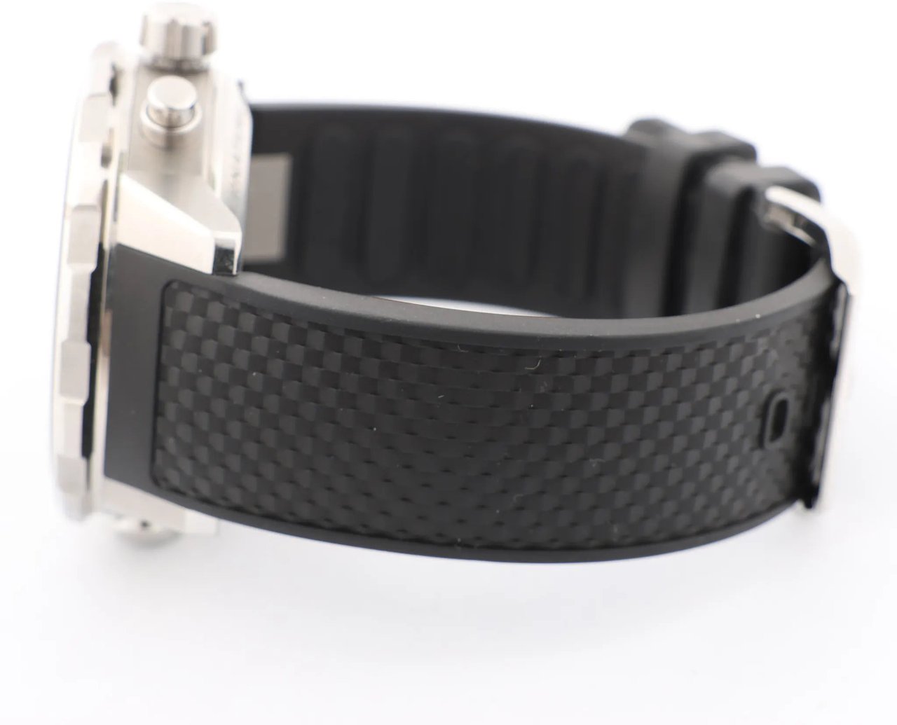 IWC IWC Aquatimer Chronograph IW376803 5334787 SS & Rubber AT Watch with Black Dial Zwart