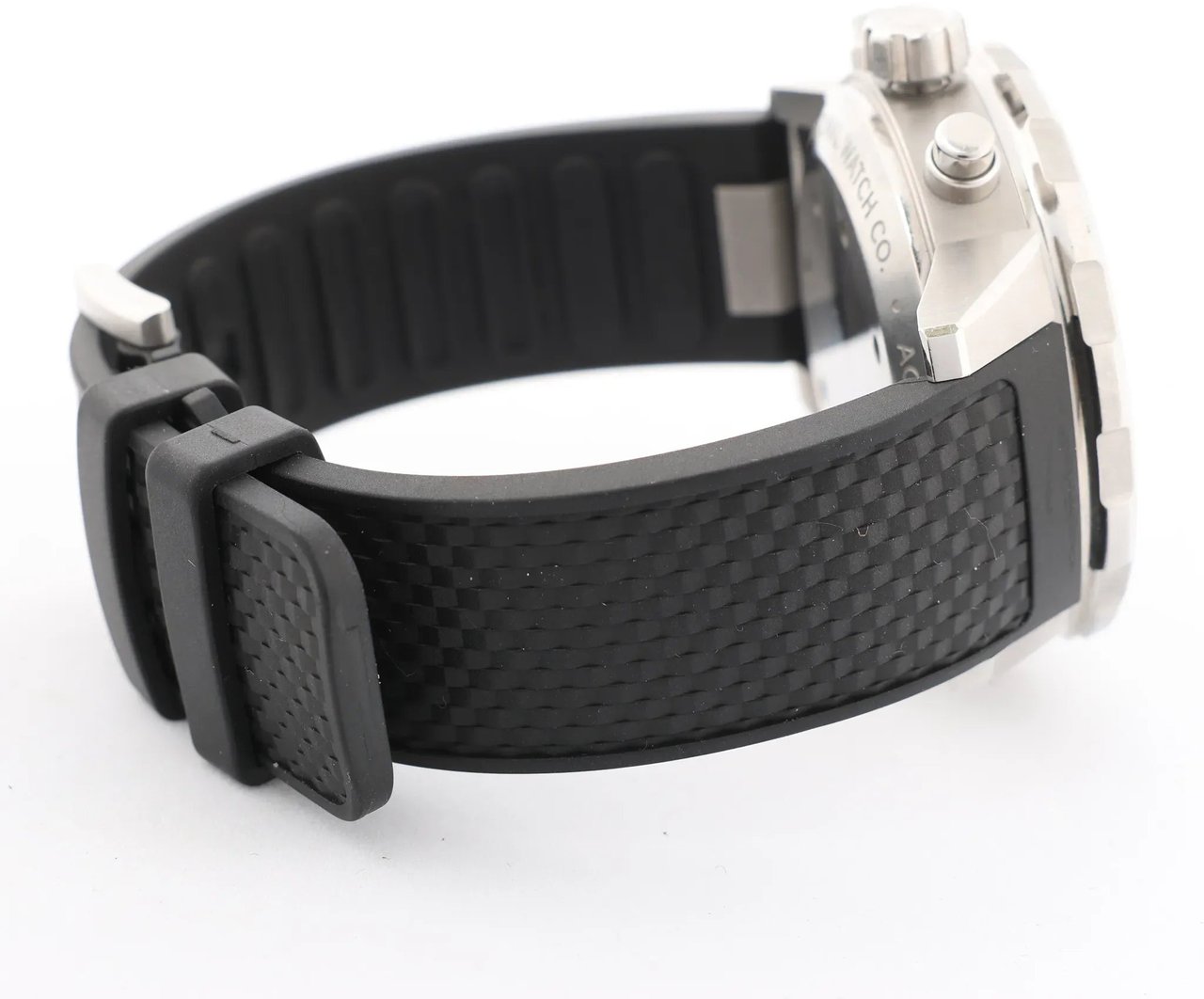 IWC Aquatimer Chronograph IW376803 5334787 SS & Rubber AT Watch with Black Dial Zwart