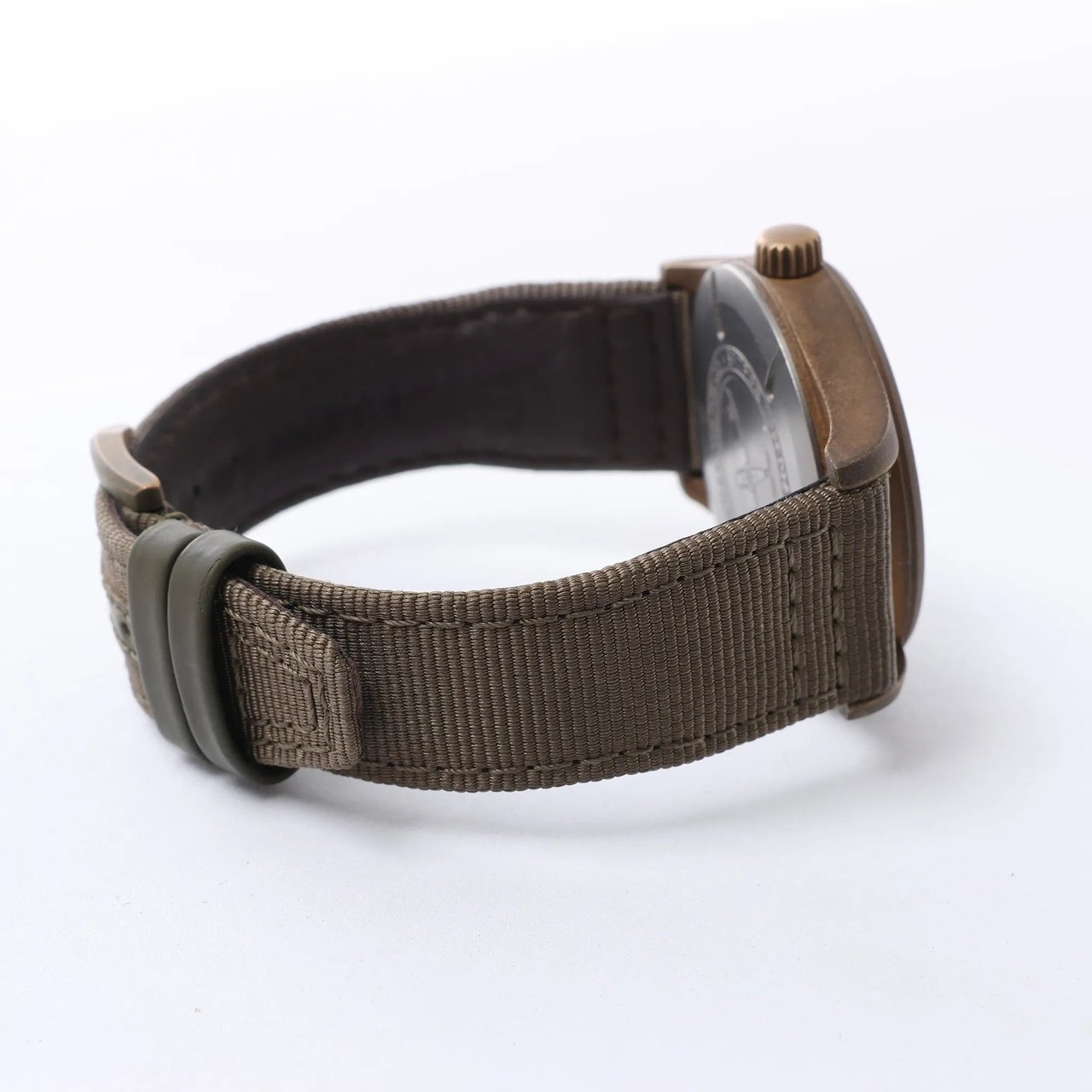 IWC Spitfire IW326802 6280730 Bronze x Leather AT Watch with Green Dial Divers