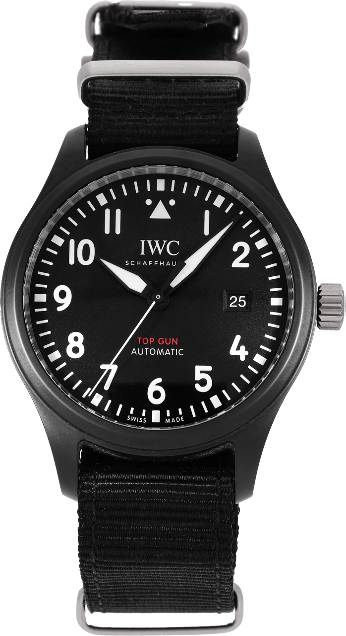 IWC Pilot's Watch Zwart