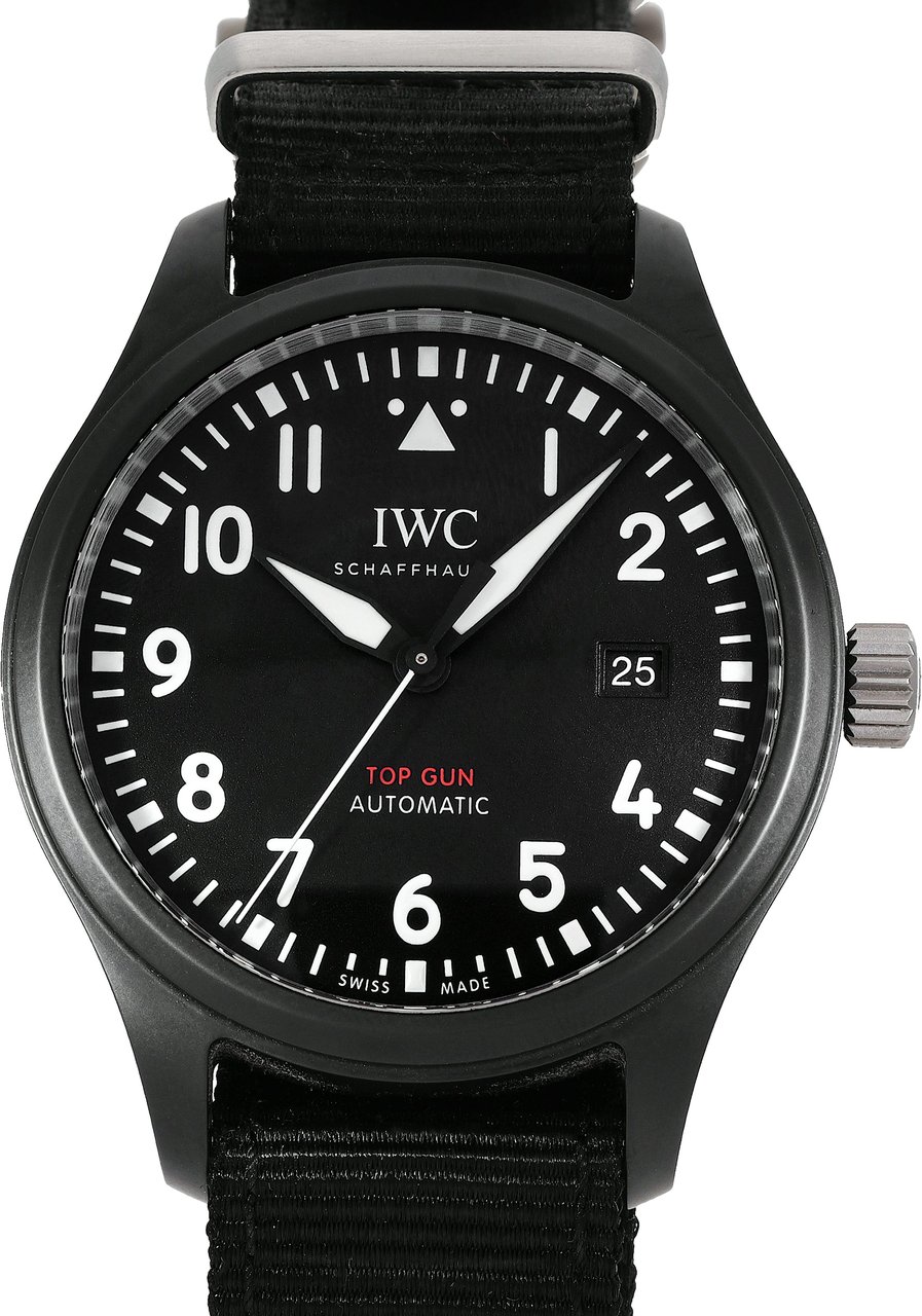 IWC Pilot's Watch Zwart