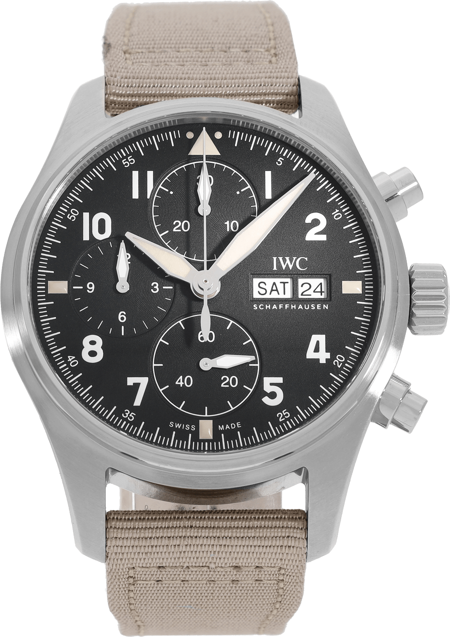 IWC Pilot's Watch Zwart