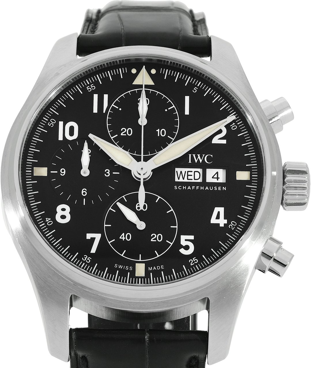 IWC Pilot's Watch Zwart