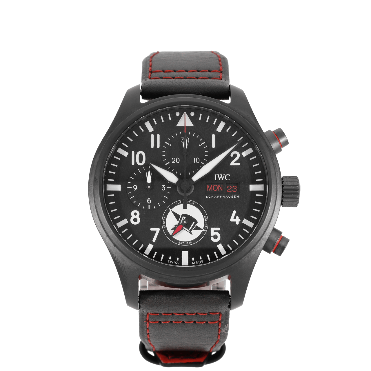IWC Pilot's Watch Zwart