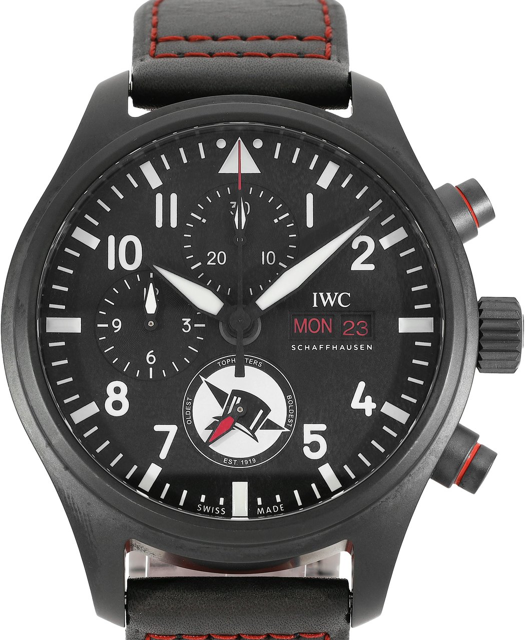 IWC Pilot's Watch Zwart