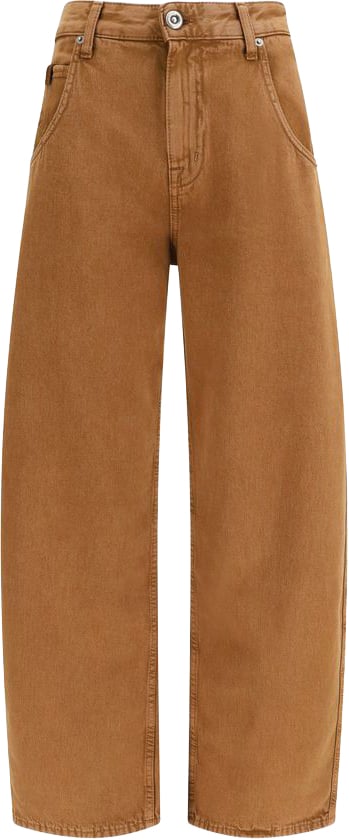 Jacob Cohen Brown Cotton Relaxed Fit Jeans Bruin