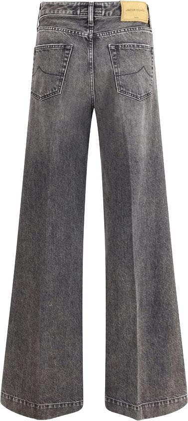 Jacob Cohen Gray Cotton Relaxed Fit Jeans Grijs