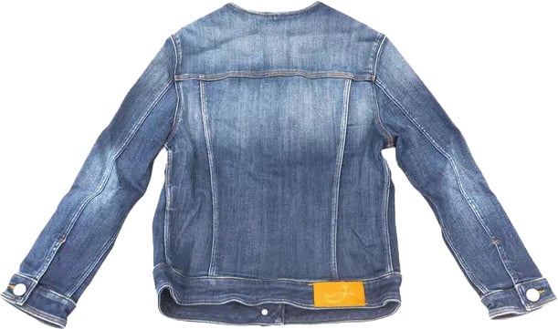 Jacob Cohen Blue Cotton Women Jacket Blauw
