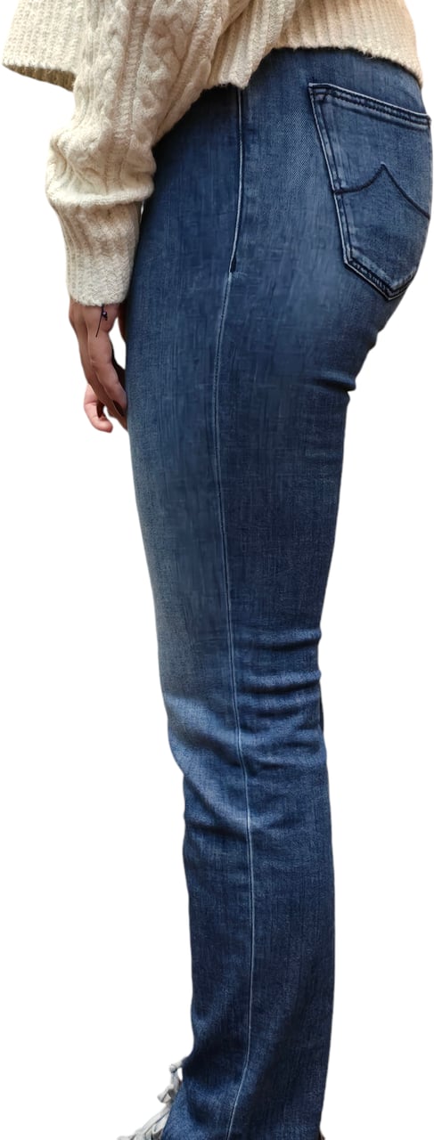 Jacob Cohen Jeans slim Kimberly brut jacron noir S4145 234F Jacob Cohen Femme Navy