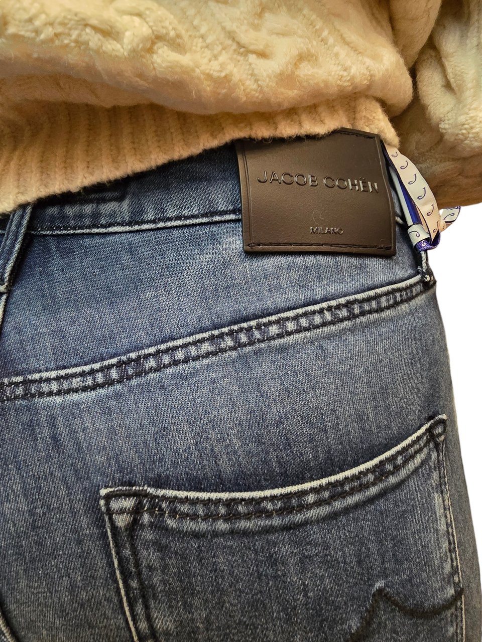 Jacob Cohen Jeans slim Kimberly brut jacron noir S4145 234F Jacob Cohen Femme Navy