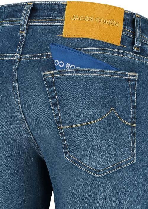 Jacob Cohen Trousers Denim ''bard'' (nos) Blauw
