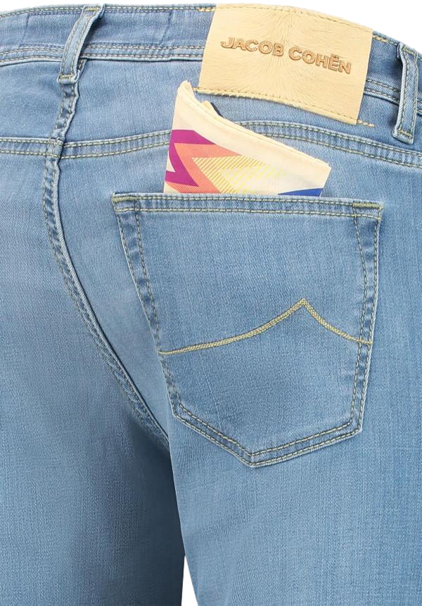 Jacob Cohen Trousers Denim Nick Slim Blauw