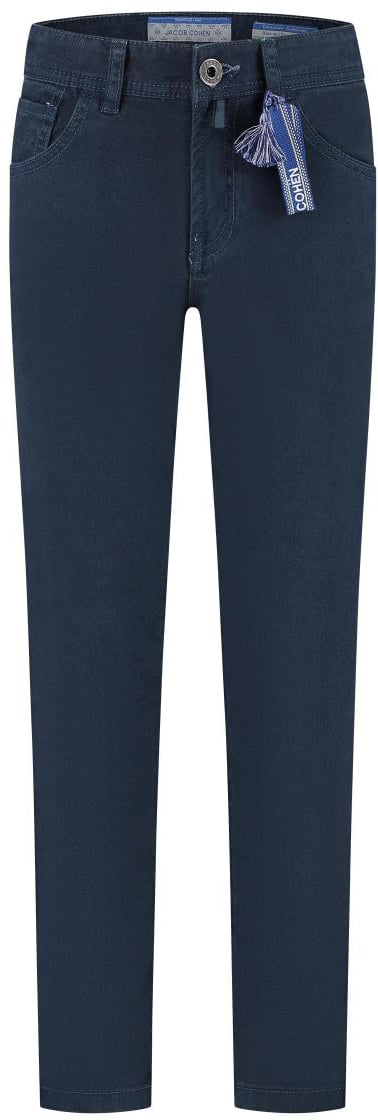 Jacob Cohen Pantalone Bard Gabardina Tinto Capo Gabardina Blu Navy Zwart