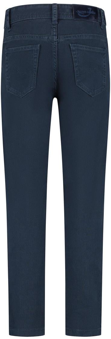 Jacob Cohen Pantalone Bard Gabardina Tinto Capo Gabardina Blu Navy Zwart