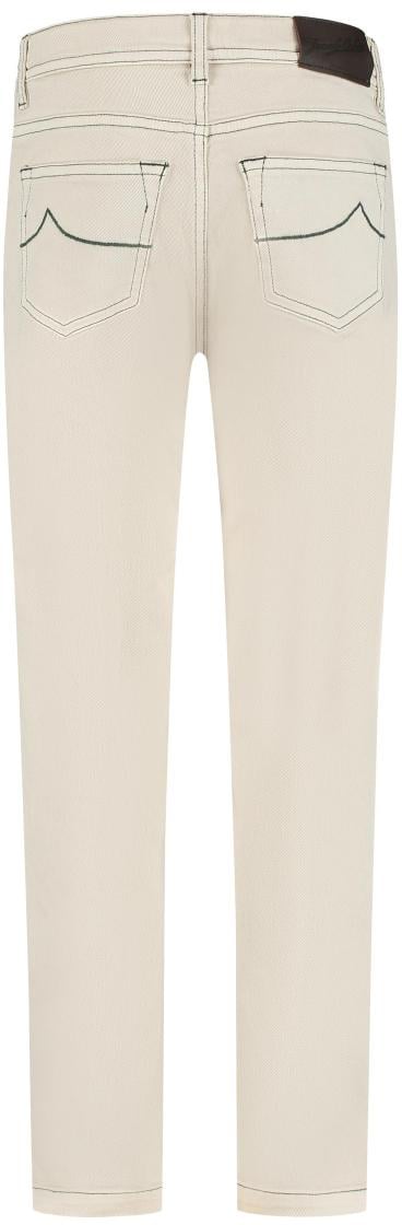 Jacob Cohen Pantalone Eduard Bull Gabardina Ecru' Beige
