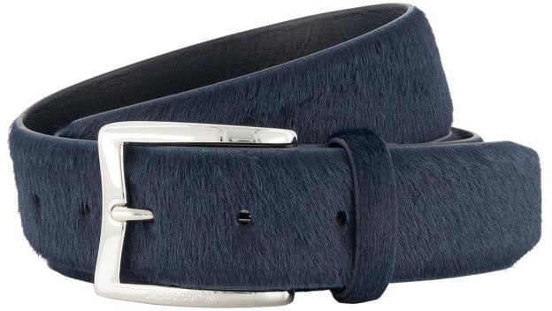 Jacob Cohen Cintura In Cavallino Blauw