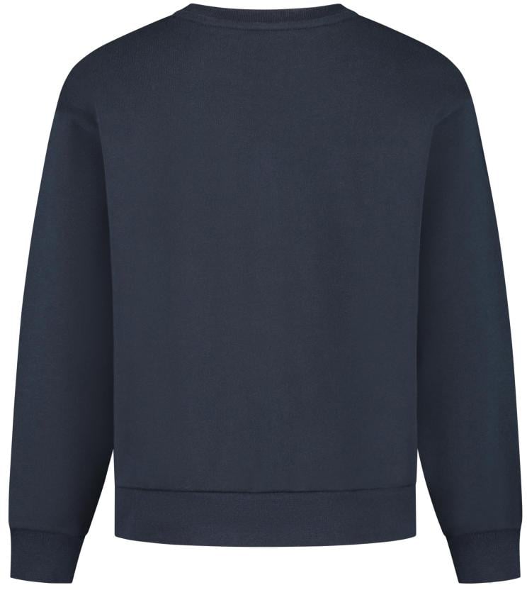 Jacob Cohen Felpa Girocollo Ricamo Logo Rigonfiato Blu Navy Blauw