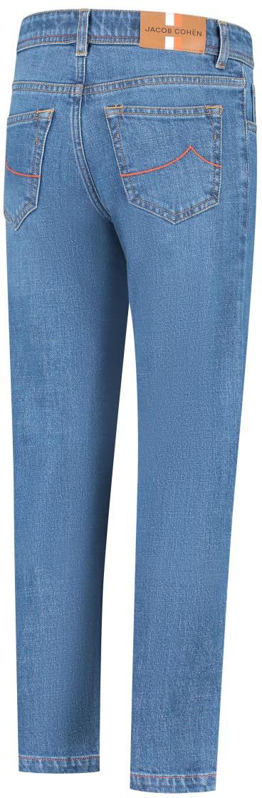 Jacob Cohen Pantalone Bard  Tasche Denim Lavaggio Medio Lavaggio Medio Azzurrato Lac Blauw