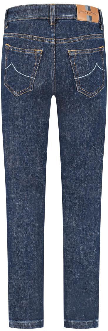 Jacob Cohen Pantalone Bard  Tasche Denim Lavaggio Scuro Lavaggio Dark Blu Blauw