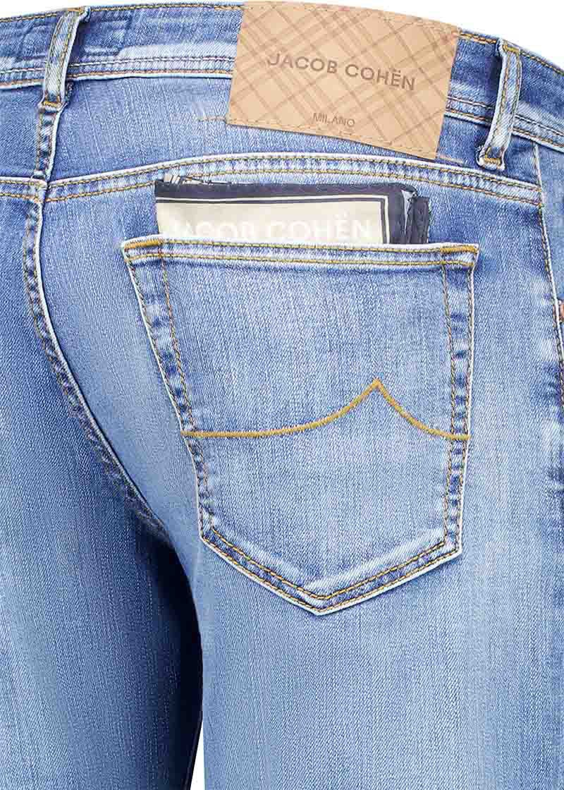 Jacob Cohen Pant  Pkt Super Slim Fit Nick Slim Blauw