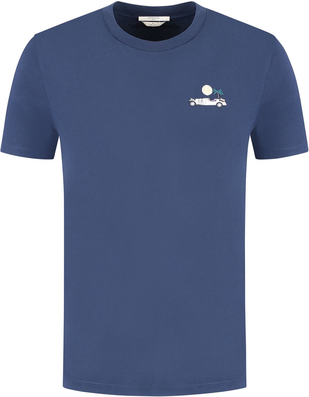 Jacob Cohen T-shirt Collo Costina Blauw