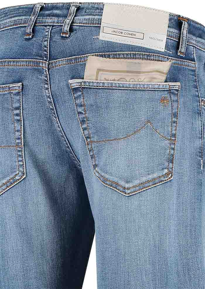 Jacob Cohen Pant  Pkt Slim Fit Nick Ltd Blauw